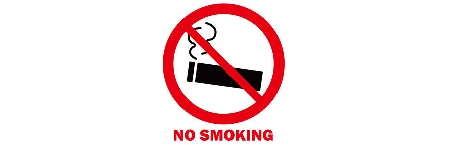 敷地内喫煙を禁止する画像